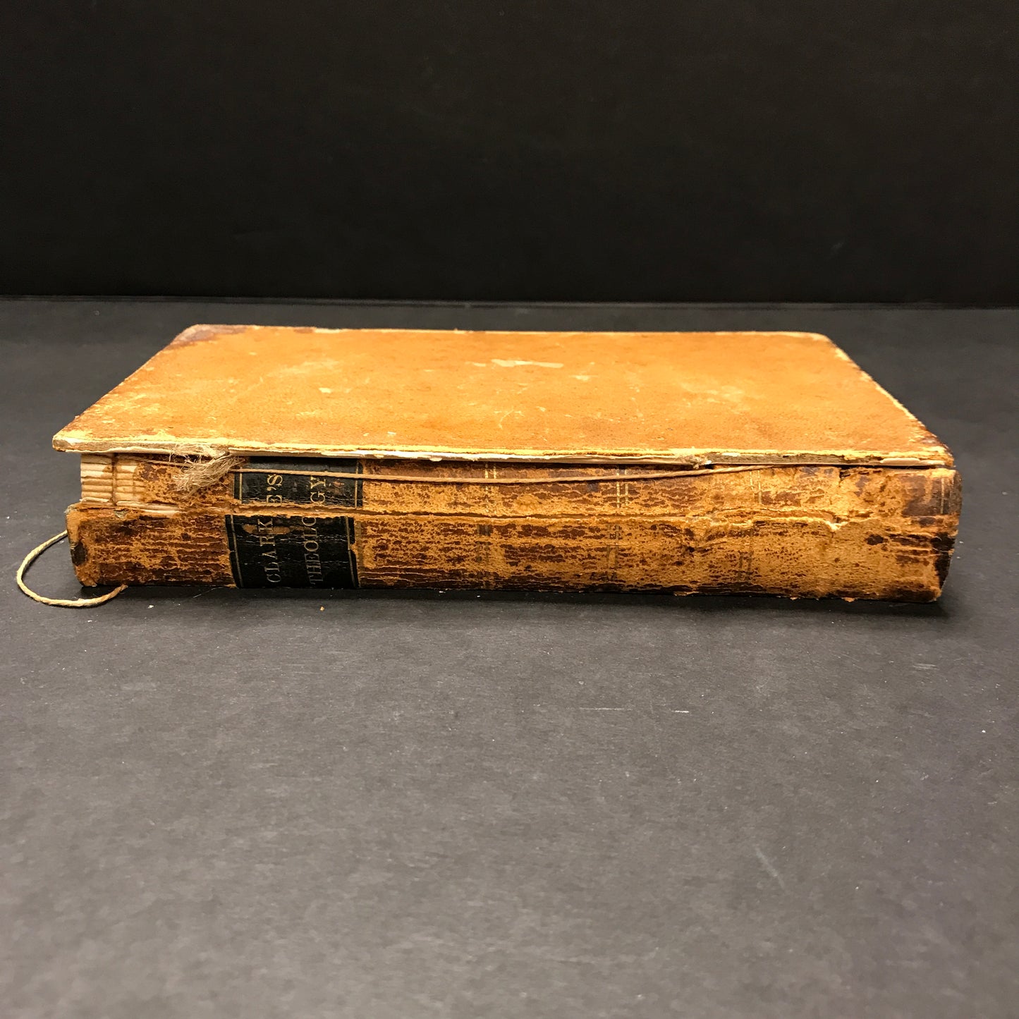 Christian Theology - Adam Clark - Damaged Front Cover and Lost Back Cover - 1846