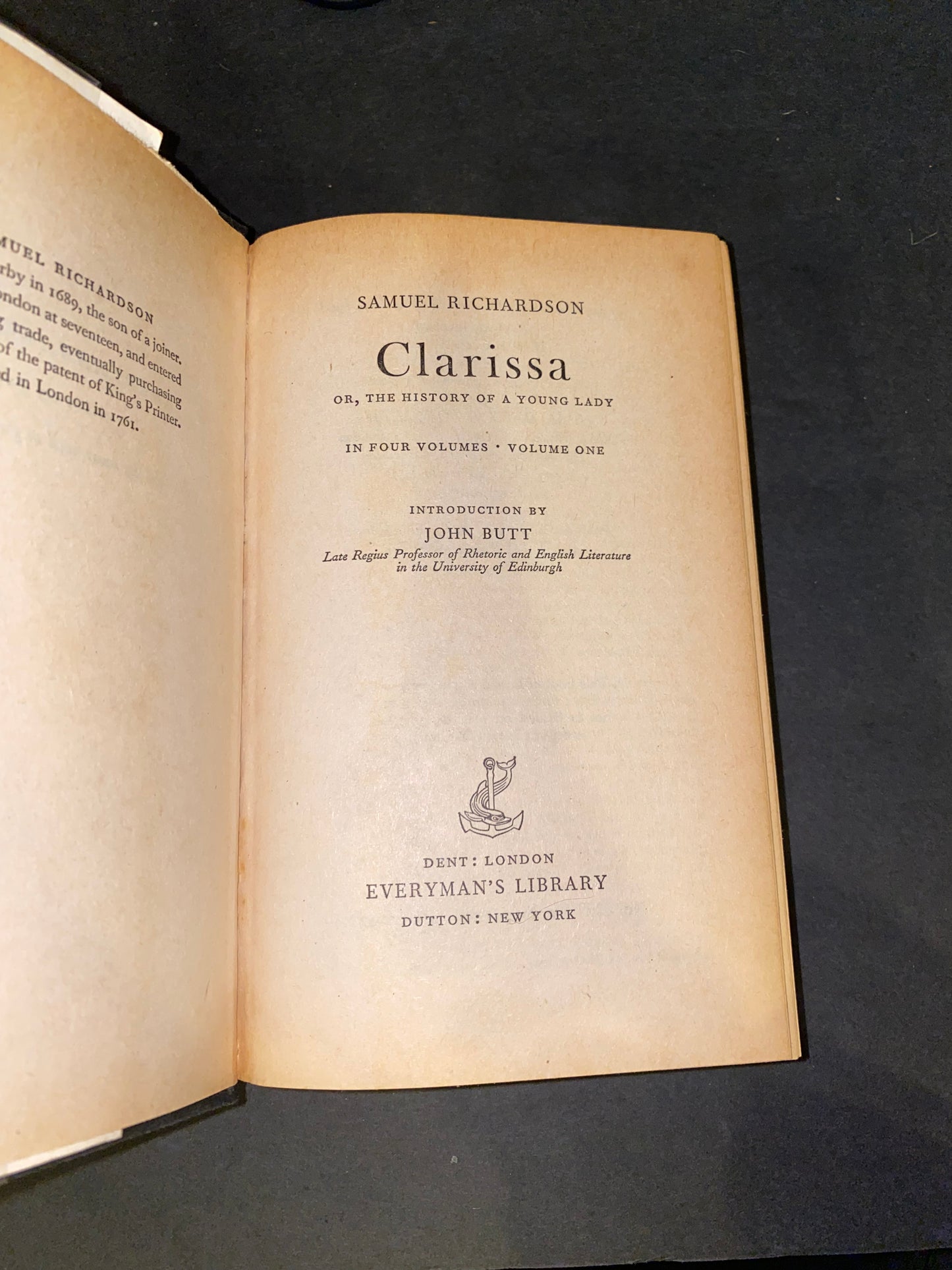 Clarissa - Samuel Richardson - Volume 1-4 - 1976