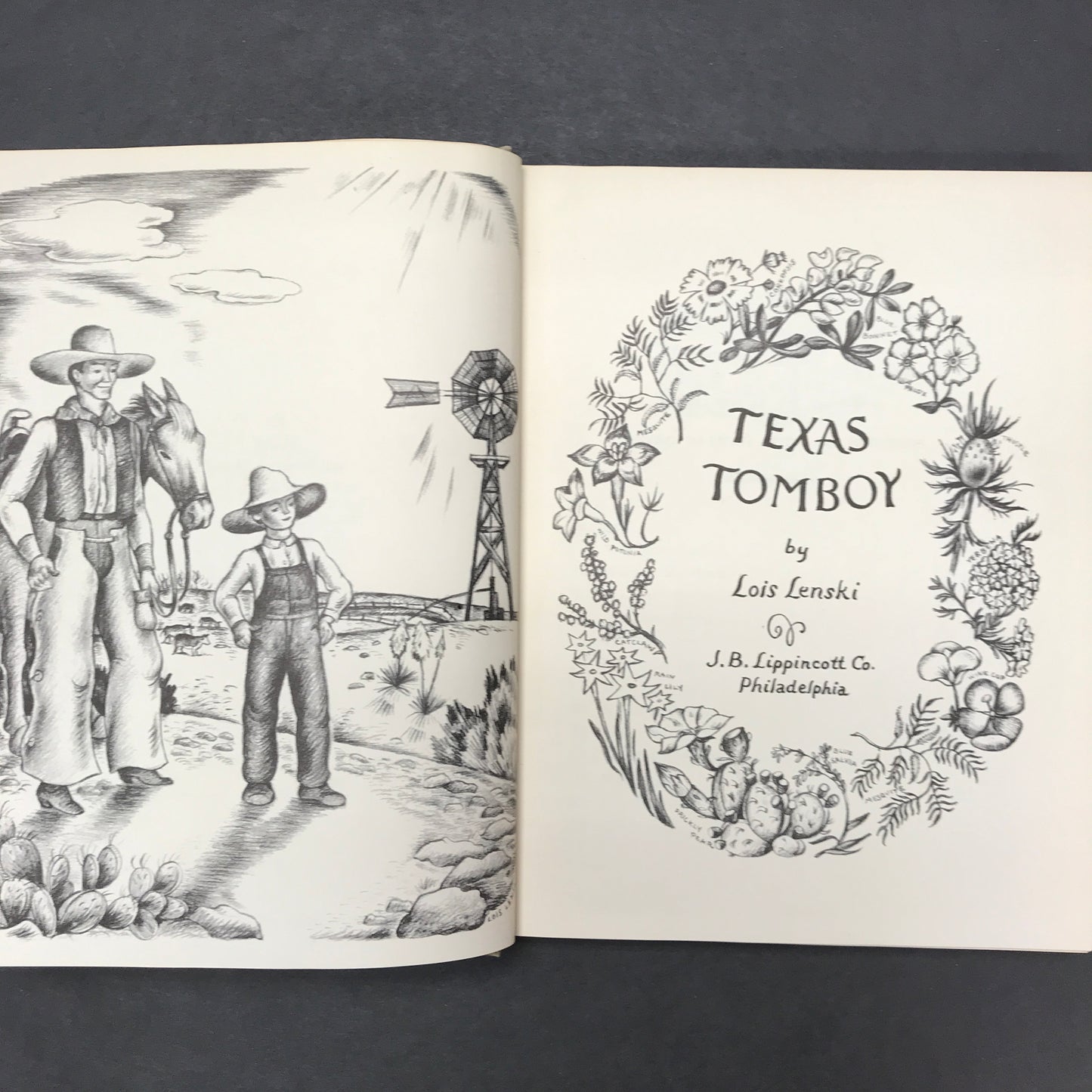 Texas Tomboy - Lois Lenski - 2nd Printing - 1950