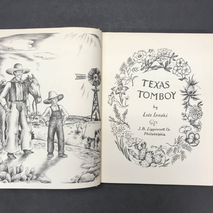 Texas Tomboy - Lois Lenski - 2nd Printing - 1950
