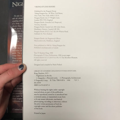 Nightmares In The Sky - Stephen King - 1988