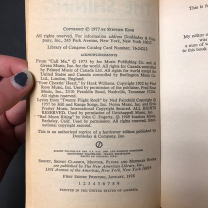 The Shining - Stephen King - 1st Thus - 1978