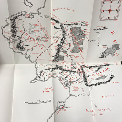 The Lord of the Rings - J. R. R. Tolkien - 3rd and 4th Printing - 3 Fold Out Maps - 1965