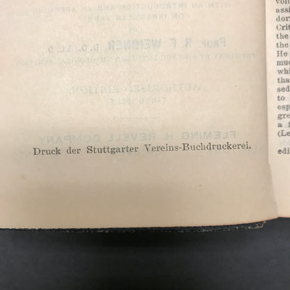 The Greek Testament - Eberhard Nestle and R. F. Weidner - c. 1906