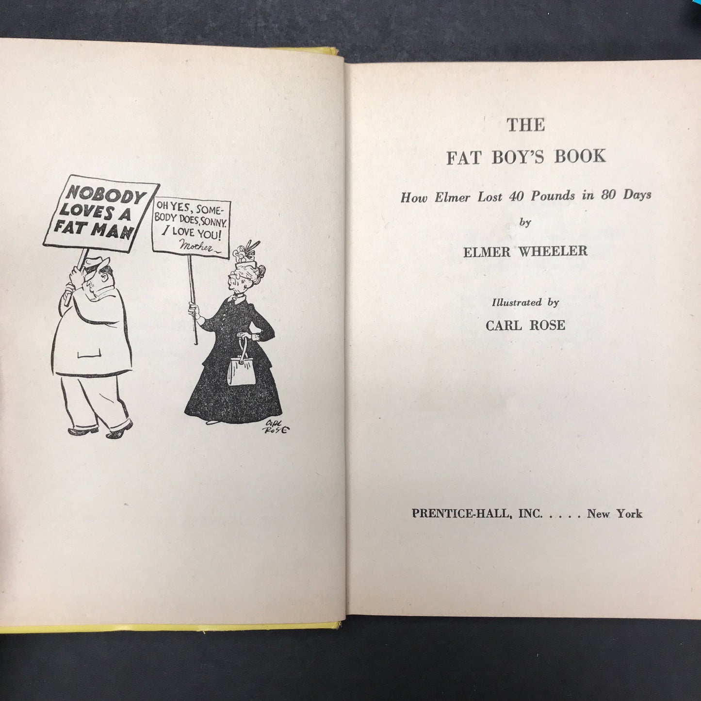 The Fat Boy's Book - Elmer Wheeler - 1951