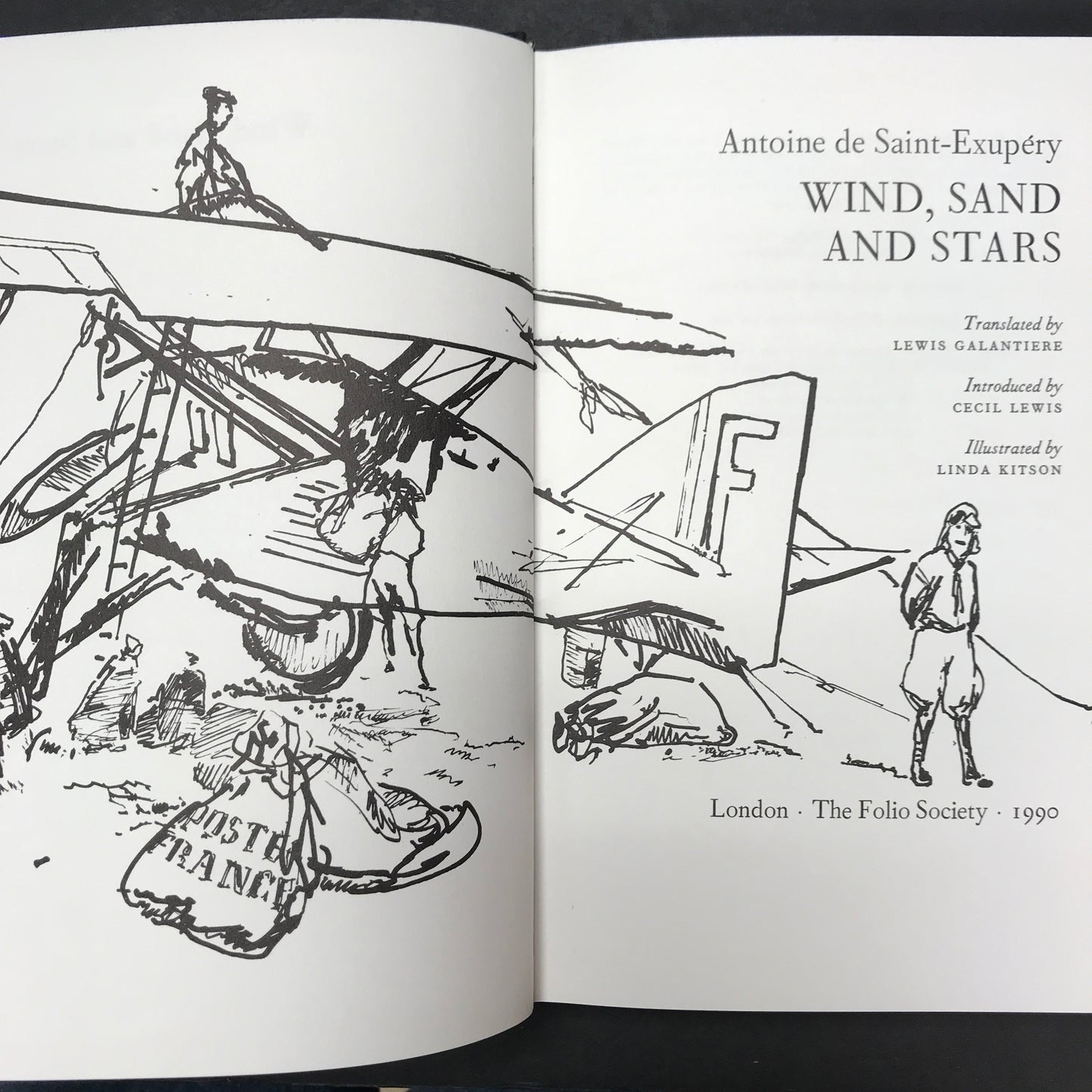 Wind, Sand, and Stars - Antoine de Saint-Exupery - Folio Society - 1990