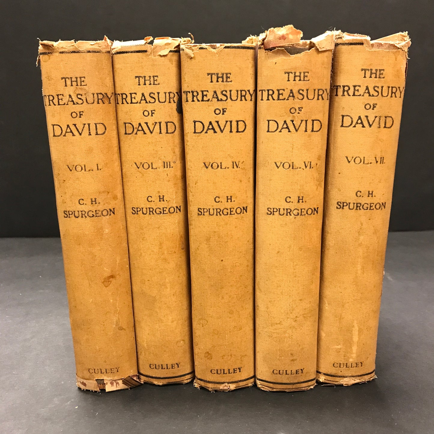 The Treasury of David - C. H. Spurgeon - Volumes 1,3,4,6,7 - 1910