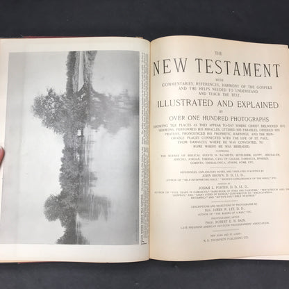 The New Testament - Various - Includes Map - 1895