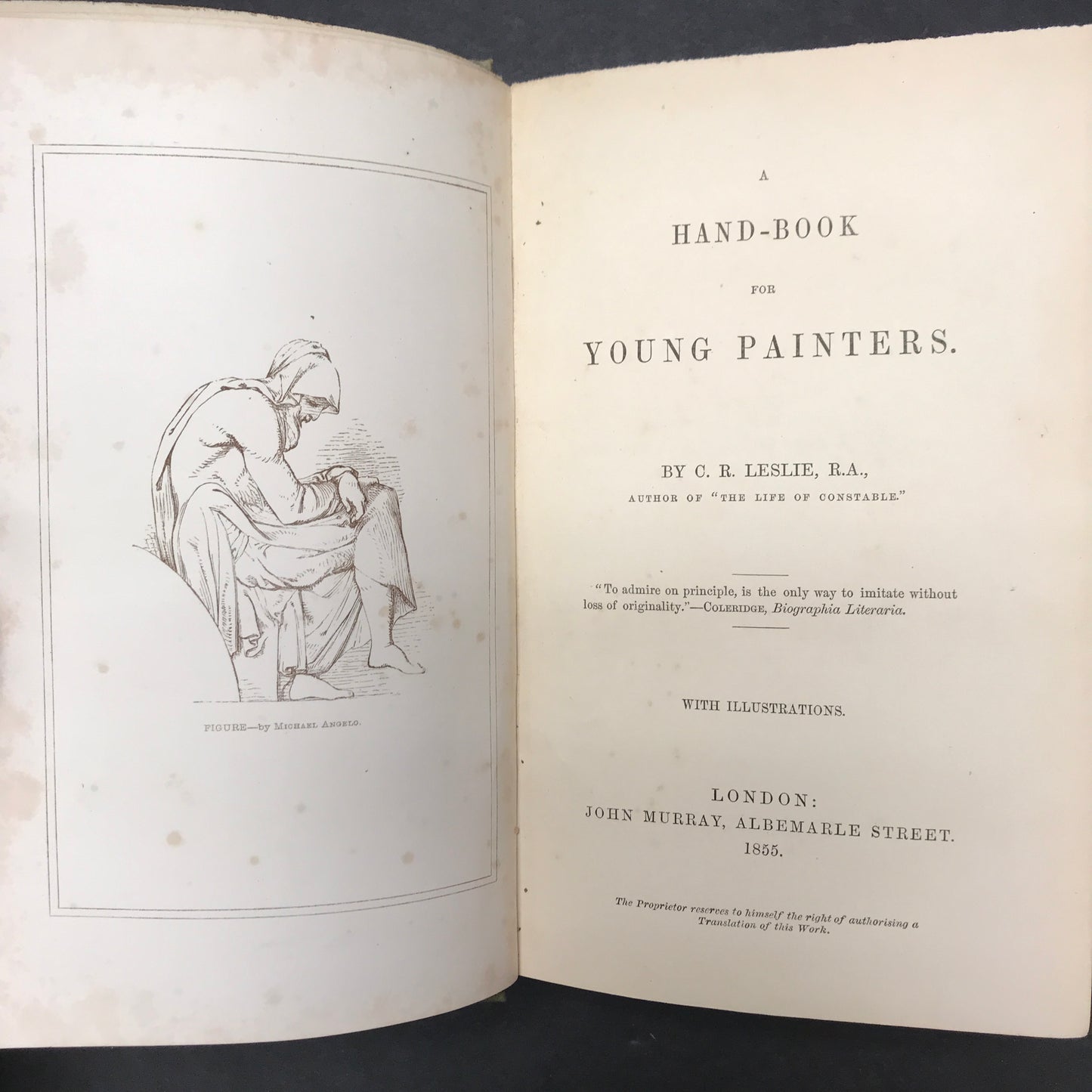 A Handbook for Young Painters - C. R. Leslie - 1855