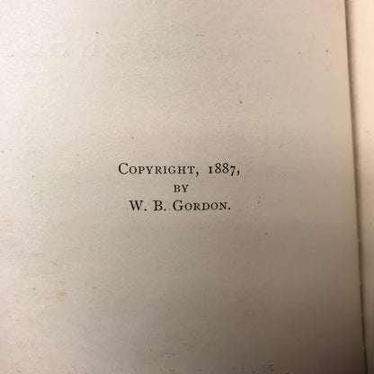 A Book of Verses - W. B. Gordon - 1887