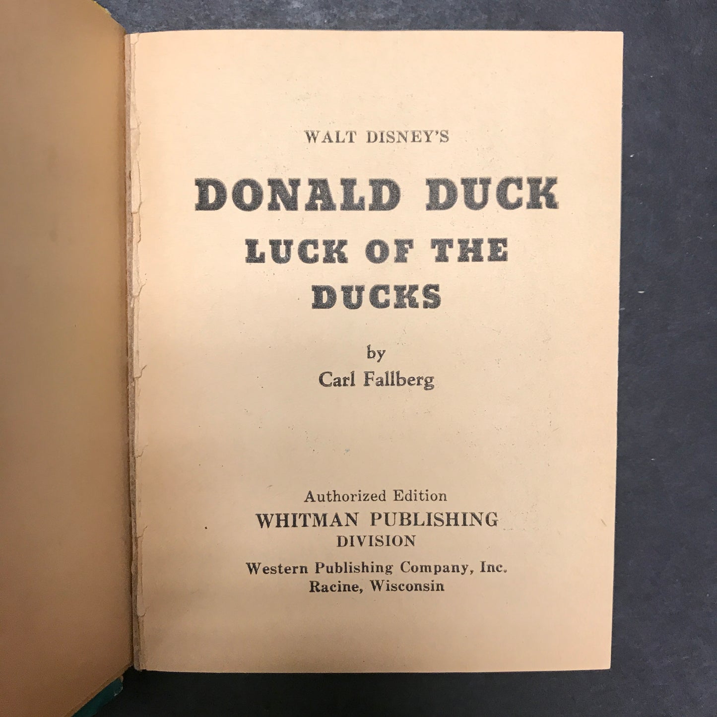 Donald Duck: Luck of the Ducks - Carl Fallberg - 1969