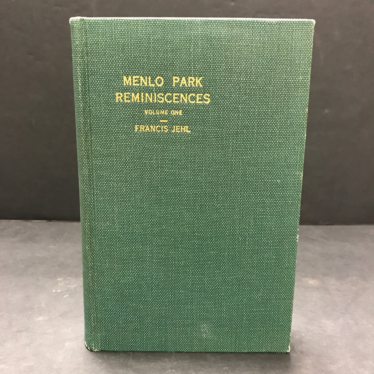 Menlo Park Reminiscences - Francis Jehl - 3 Volumes - 1937