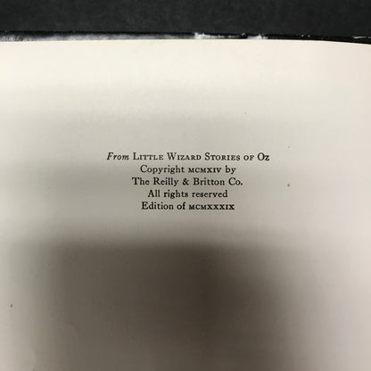 Little Dorothy and Toto of Oz - L. Frank Baum - 1939
