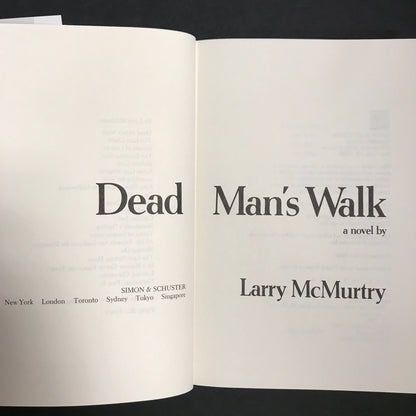 Dead Man's Walk - Larry McMurtry - 1st Edition - 1995