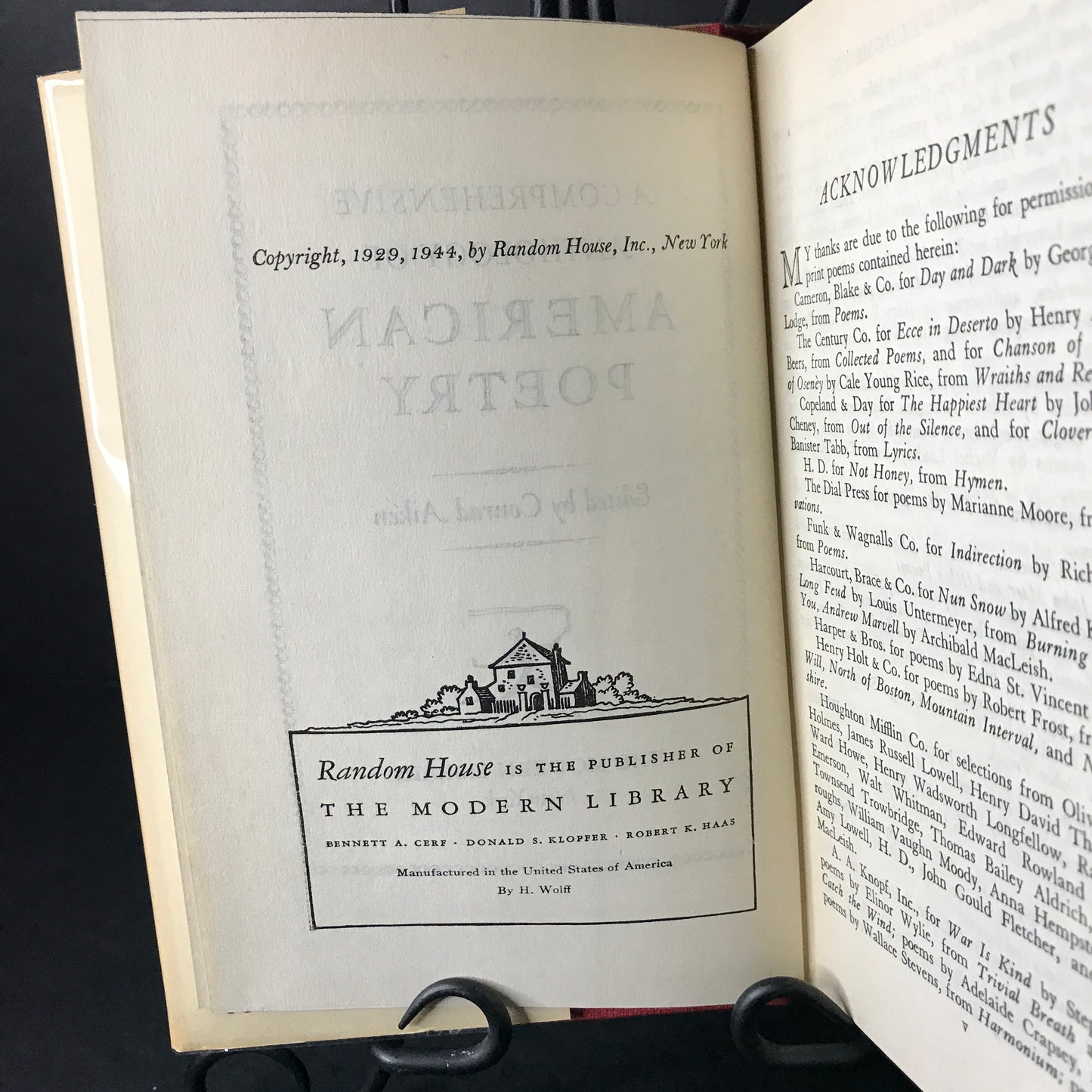 A Comprehensive Anthology of American Poetry - Conrad Aiken - 1944 - Modern Library