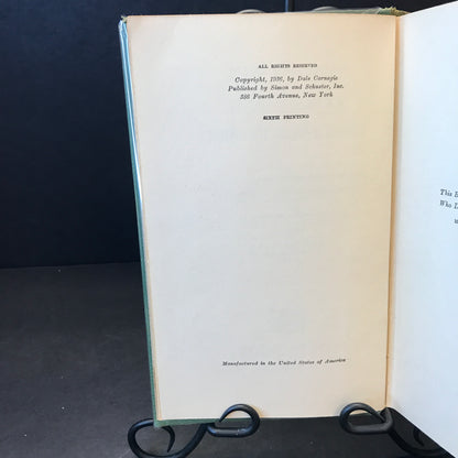 How to Win Friends and Influence People - Dale Carnegie - 1936 - Sixth Print