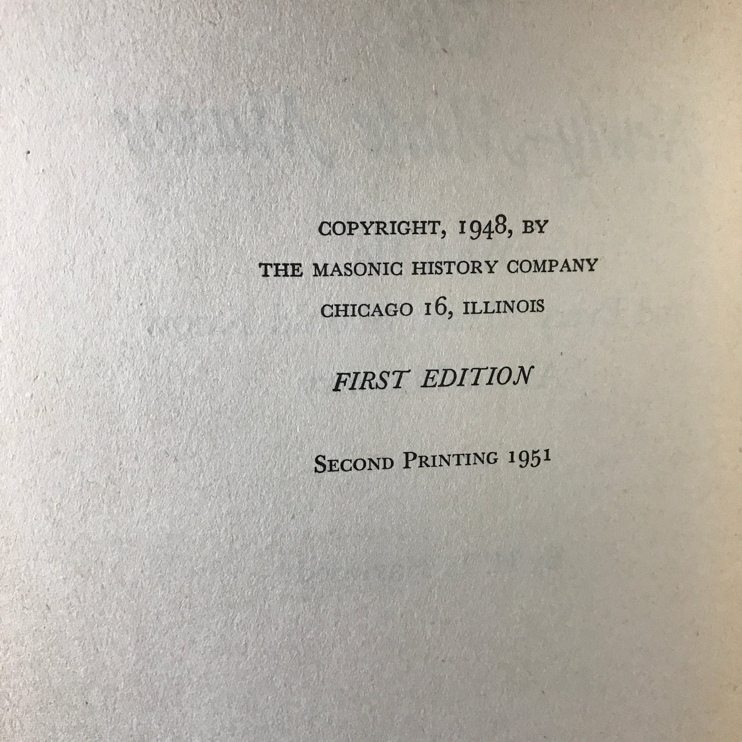 The Newly Made Mason - H. L. Haywood - 1951 - Second Print