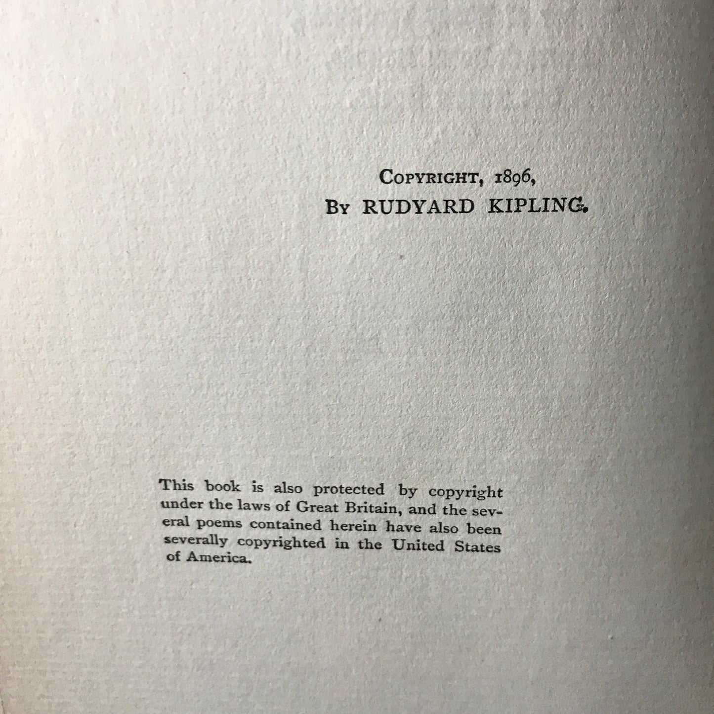 The Seven Seas - Rudyard Kipling - 1899