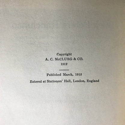 Buck Peters, Ranchman - Clarence E. Mulford - 1912 - First Edition