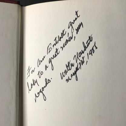 America's Builders - Walter Nashert - 1975 - Signed - First Edition - Letter from Author