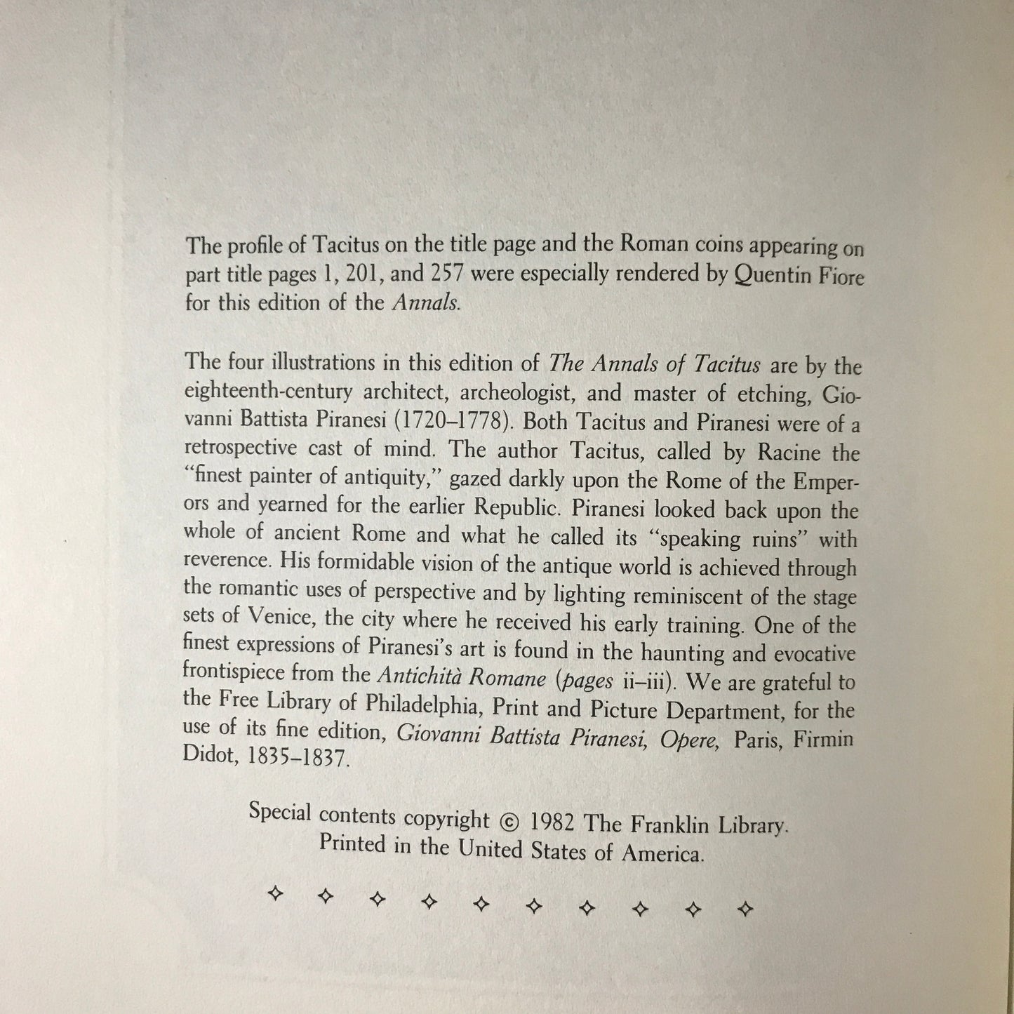 The Annals of Tacitus - Church & Brodribb - 1982 - Franklin Library