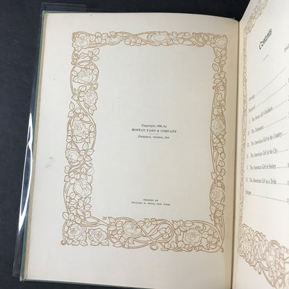 The American Girl - Howard C. Christy - 1906 - First Edition - 16 Color plates