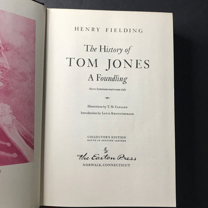 A History of Tom Jones: A Foundling - Henry Fielding - 1979 - Easton Press