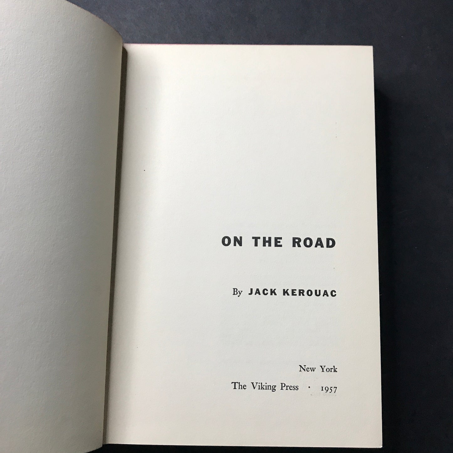 On the Road - Jack Kerouac - 1957 - Third Print