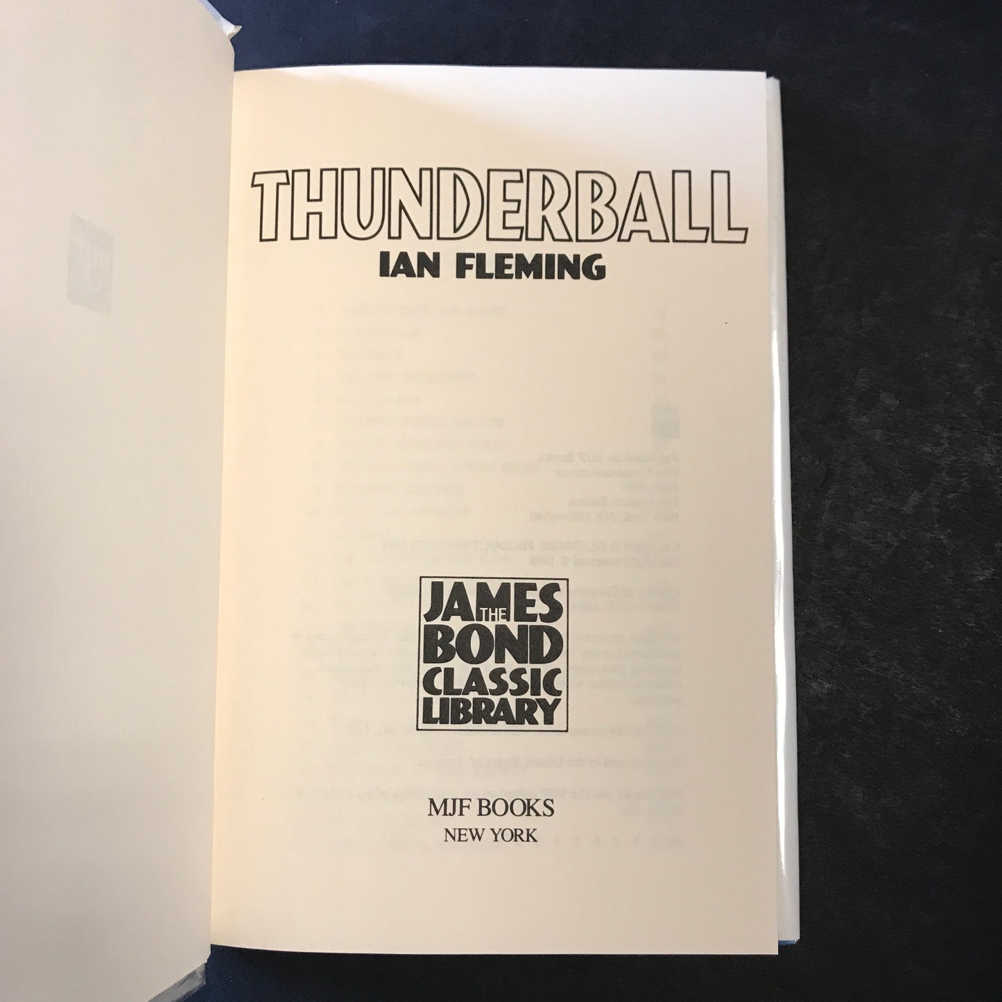 Thunderball - Ian Fleming - Book Club Edition - 1997