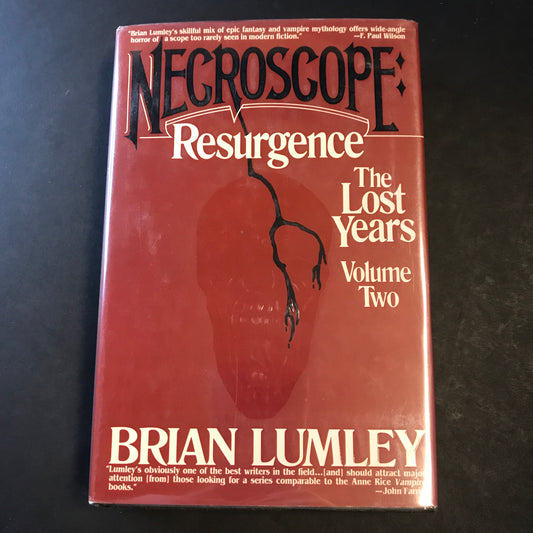 Necroscope: Resurgence - The Lost Years - Volume 2 - Brian Lumley - First Edition - 1996