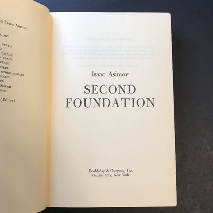 Second Foundation - Isaac Asimov - 1953