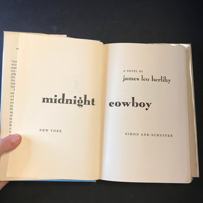 Midnight Cowboy - James Leo Herlihy - Book Club Edition - 1965