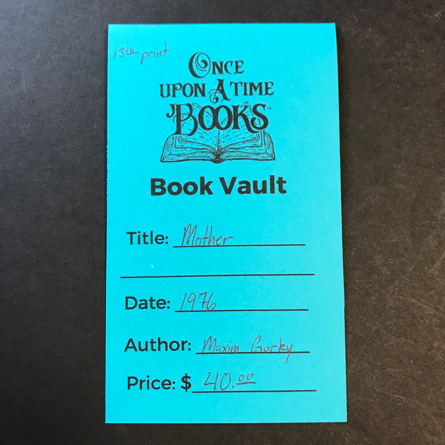 Mother - Maxim Gorky - 13th Print - 1976