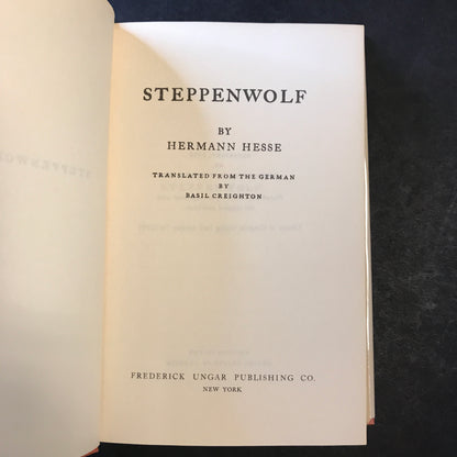 Steppenwolf - Herman Hesse - 1957