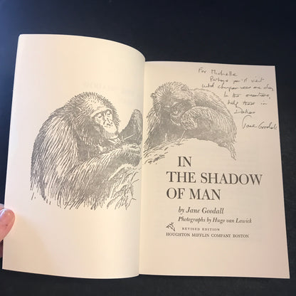 In the Shadow of Man - Jane Goodall - Signed - 9th Print - 1988