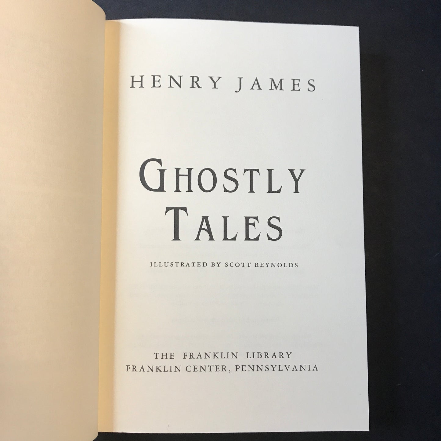 Ghostly Tales - Henry James - Franklin Library - 1989