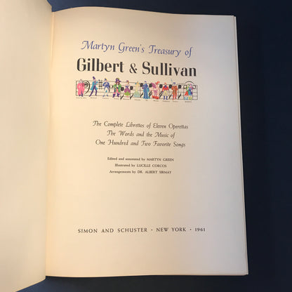 Martyn Green's Treasury of Gilbert & Sullivan - Martyn Green - 1st Edition - 1961