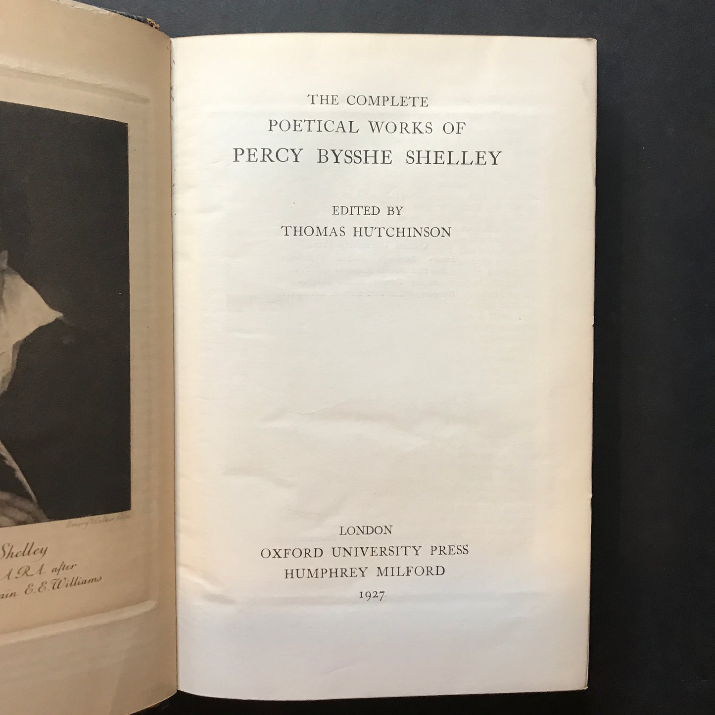 The Complete Poetical Works - Percy B. Shelley - 1927