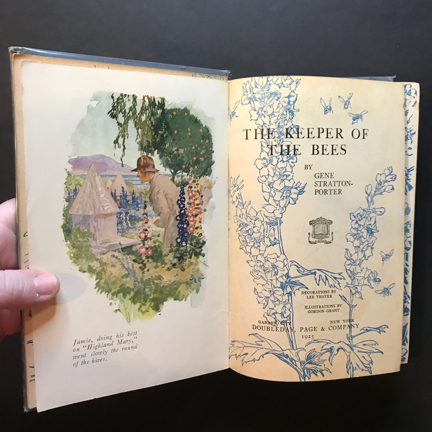 The Keeper of the Bees - Gene Stratton-Porter - 1st Edition - 1925