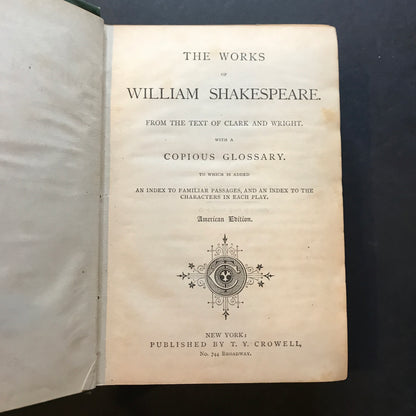 The Works of Shakespeare - Shakespeare - Circa 1900