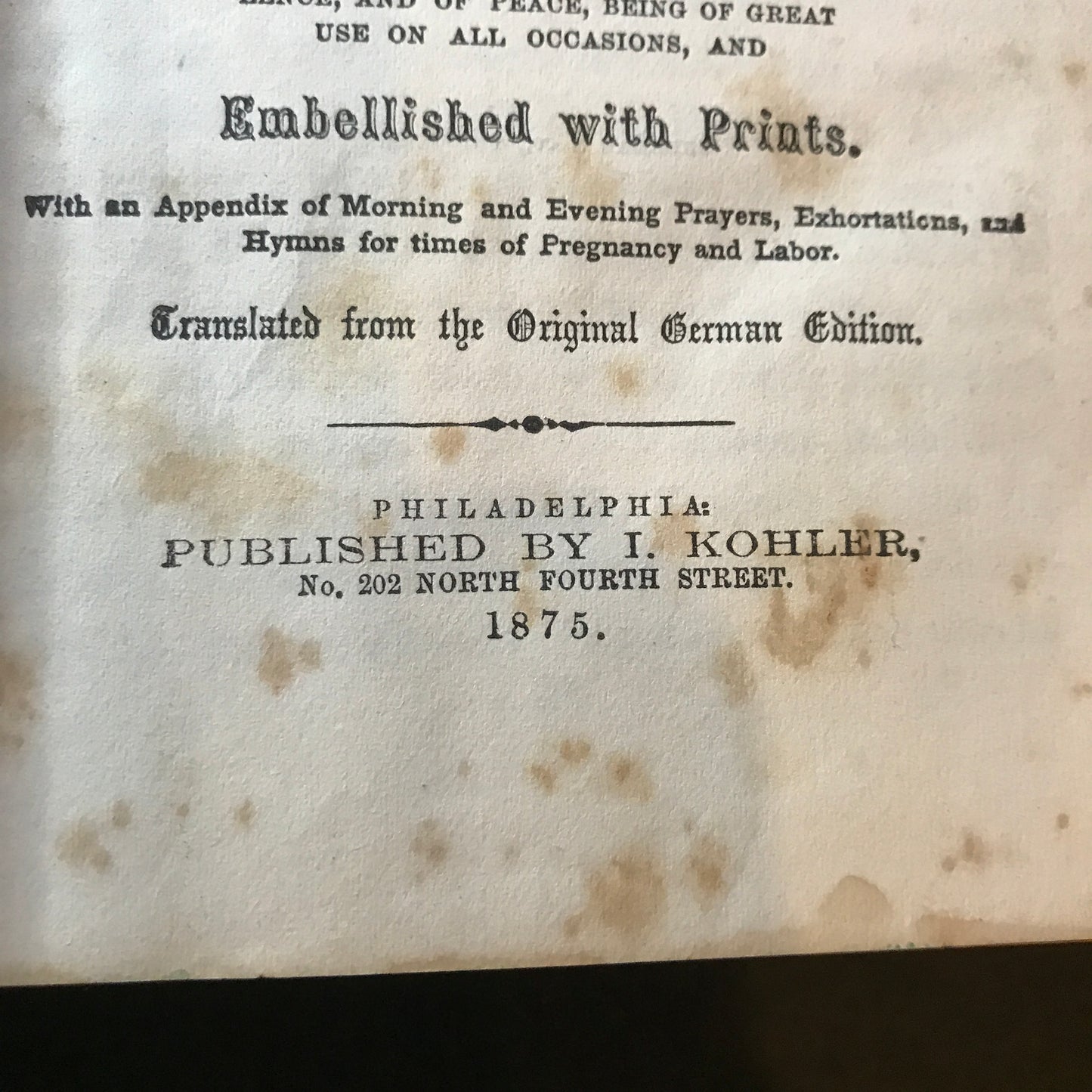 Daily Handbook for Days of Rejoicing and of Sorrow - John Frederick Stark - 1875