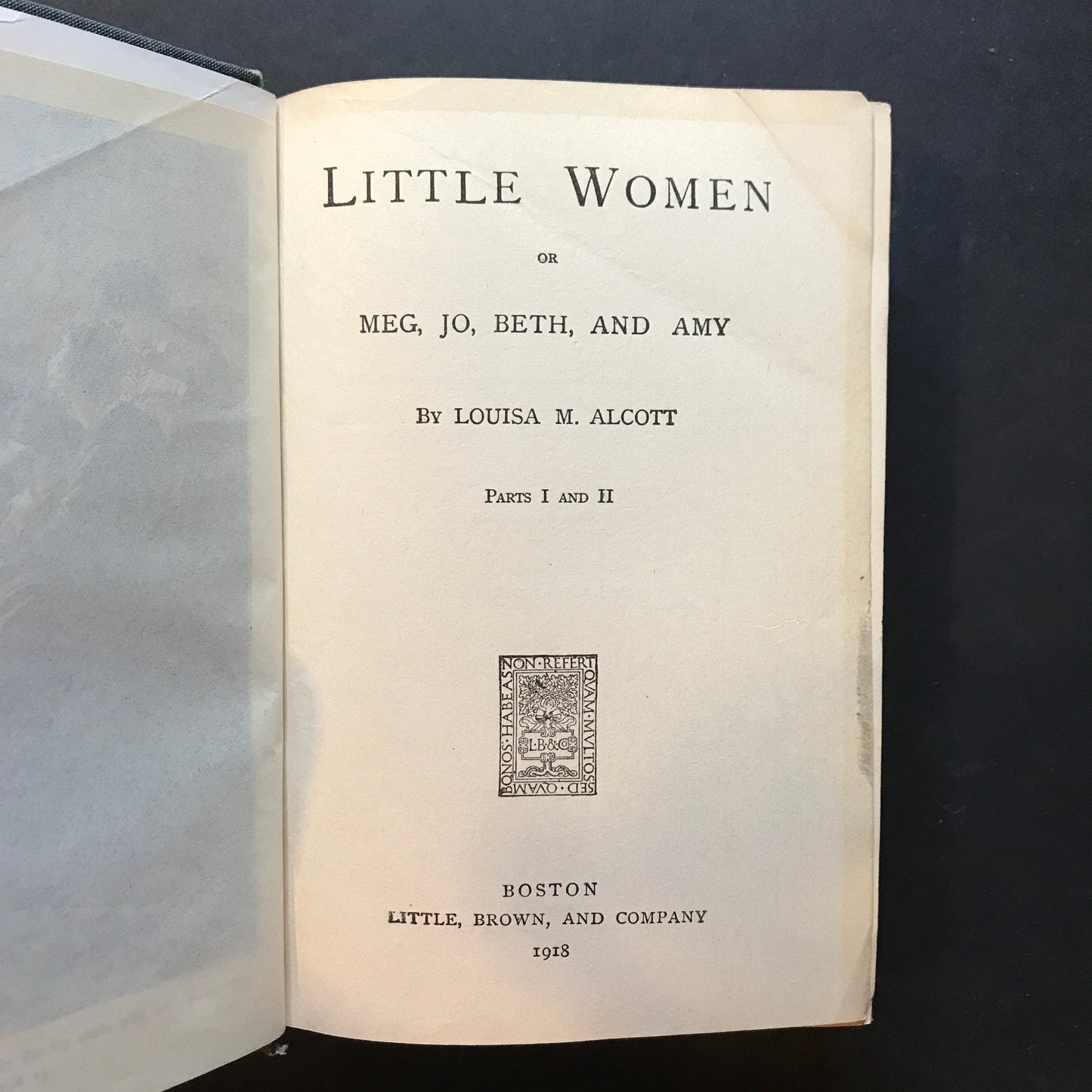 Little Women - Louisa May Alcott - 1918