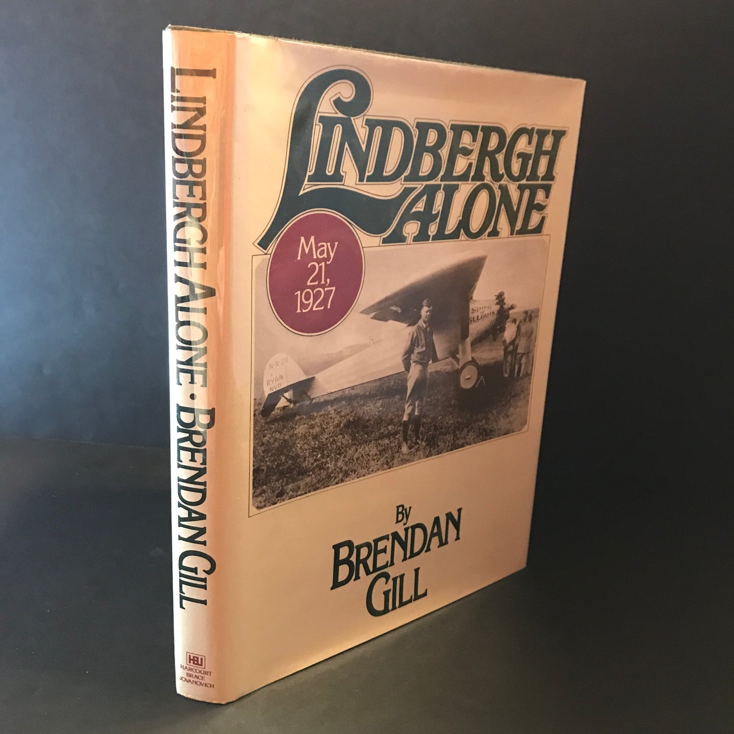 Lindbergh Alone - Brenden Gill - Signed - 1st Edition - 1977