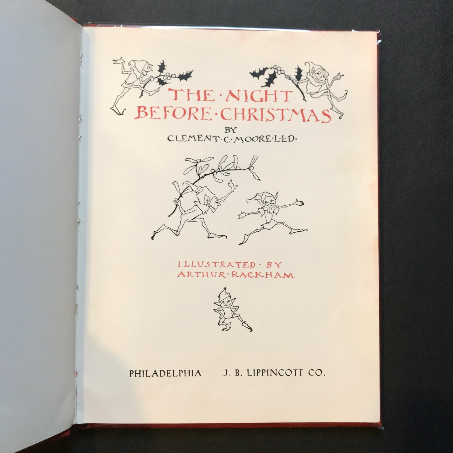 The Night Before Christmas - Clement C. Moore - Early Printing - Circa 1930s