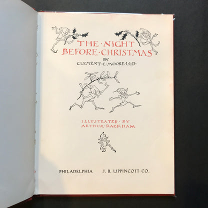The Night Before Christmas - Clement C. Moore - Early Printing - Circa 1930s