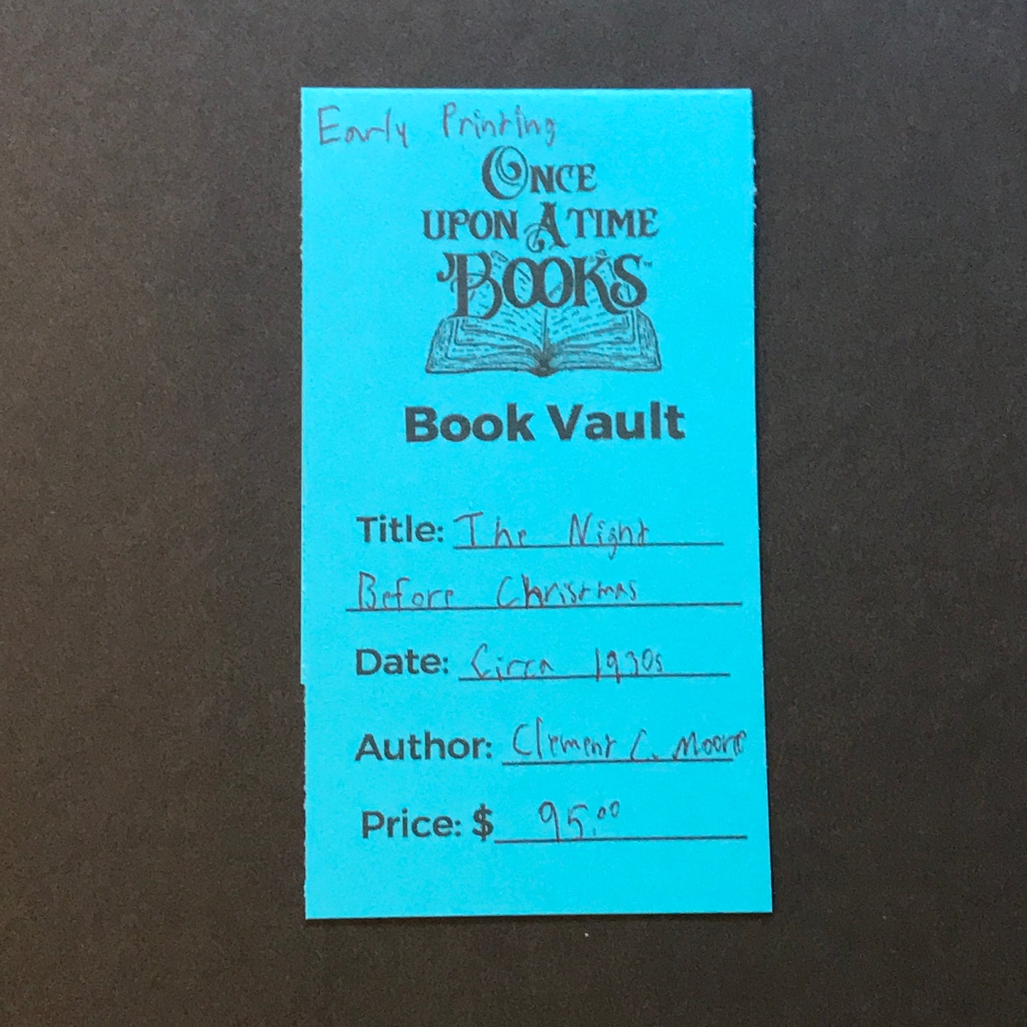 The Night Before Christmas - Clement C. Moore - Early Printing - Circa 1930s