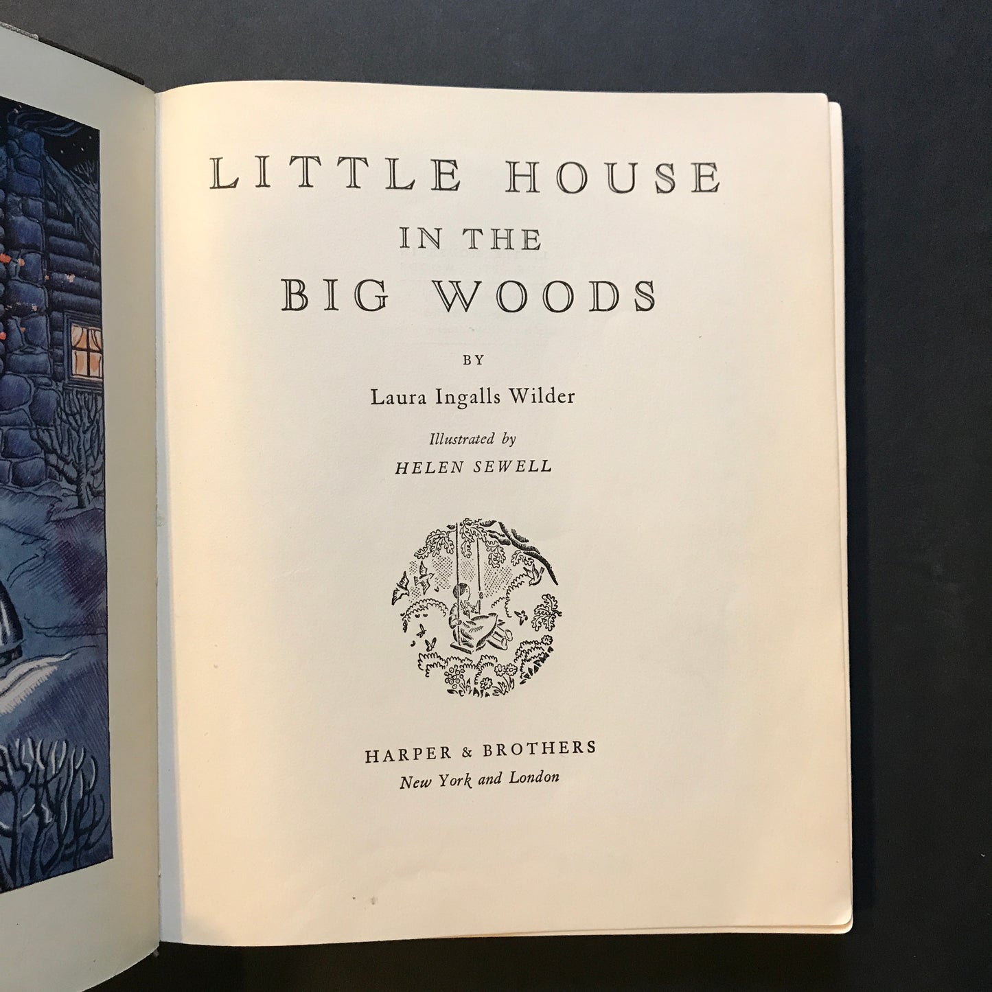 Little House In The Big Woods - Laura Ingalls Wilder - Early Print - 1932