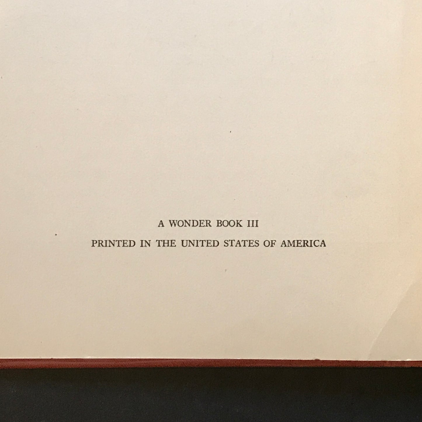 Hawthorne's Wonder Book - Nathaniel Hawthorne - 1st Thus - 1928