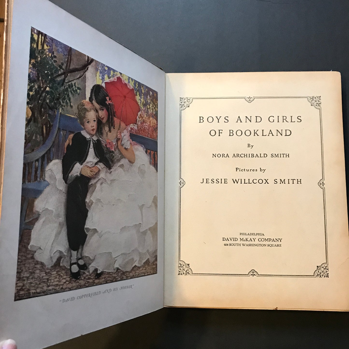 Boys and Girls of Bookland - Nora Archibald Smith - Ex-Library - 1923