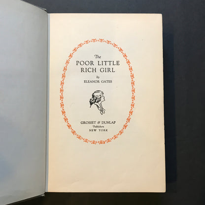 The Poor Little Rich Girl - Eleanor Gates - 1912 - Torn Pages 4-5